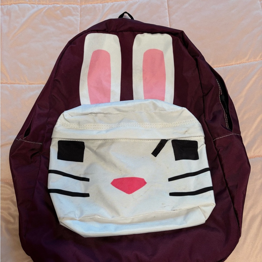 LDShadowLady Bunny Backpack - Purple and White